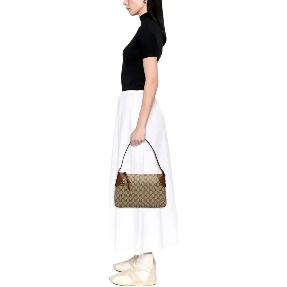 Gucci GG Emblem Supreme Canvas Shoulder Bag NWT - Picture 3 of 6
